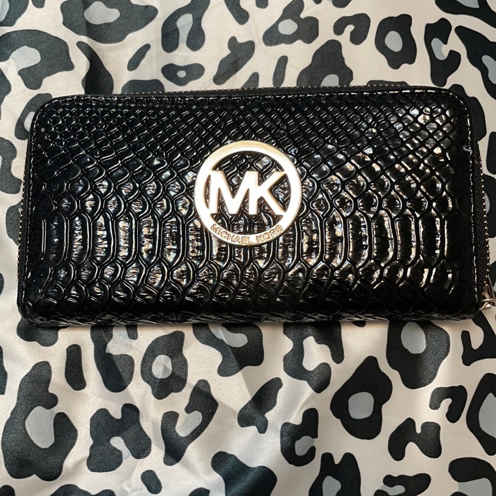 Black alligator skin Wallet